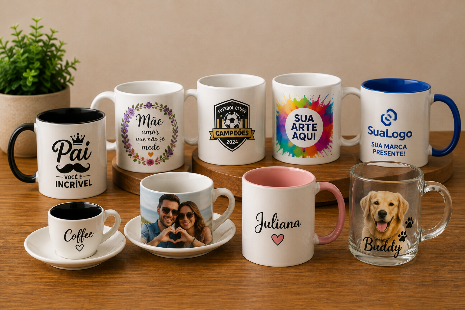 Canecas e Xícaras Personalizadas
