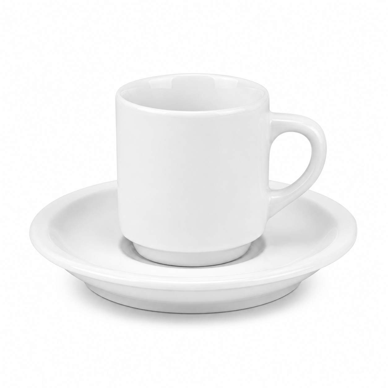 Xícara em Porcelana com Pires Hotel 70 ml