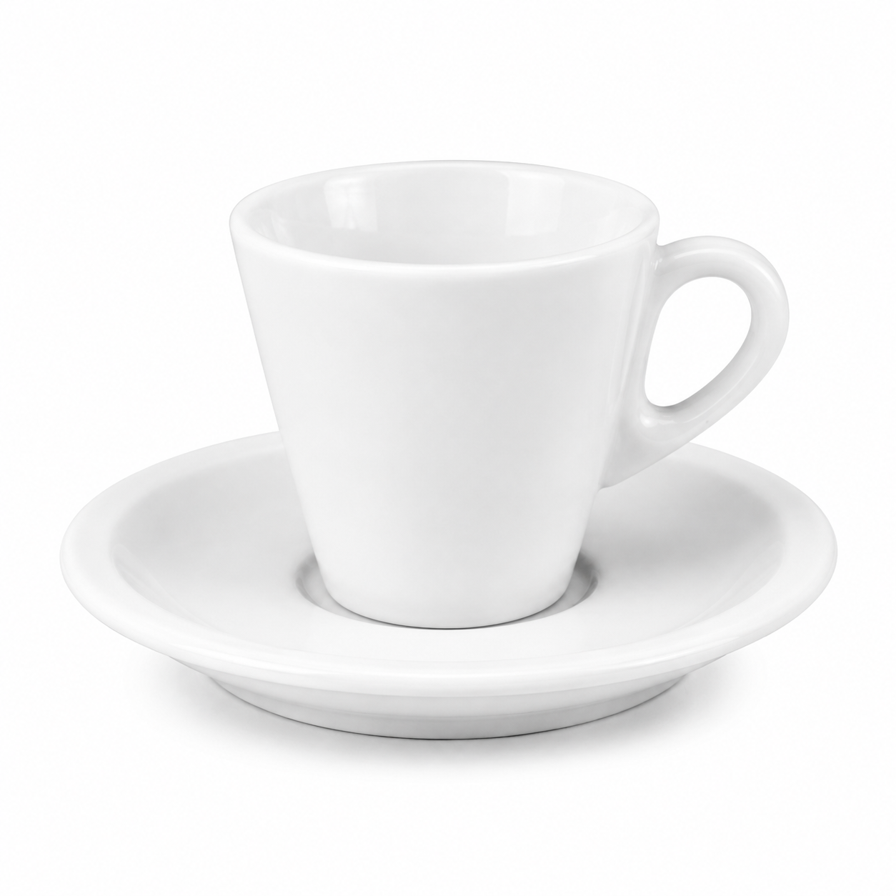 Xícara em Porcelana Pirâmide 70 ml e 160 ml